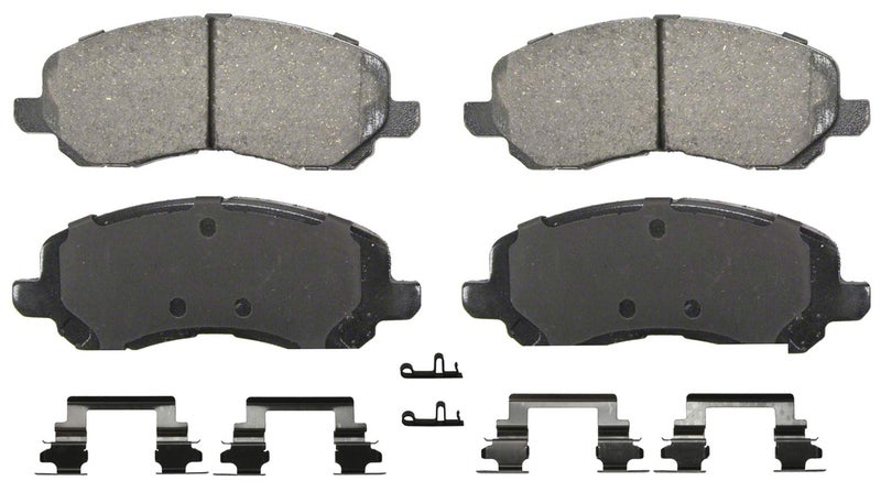 QS ZD866 Disc Brake Pad Set, Chamfered Edges for Smooth, Quiet Stops, Fits 2007â€“2017 Jeep Patriot, 2013â€“2014 Chrysler 200